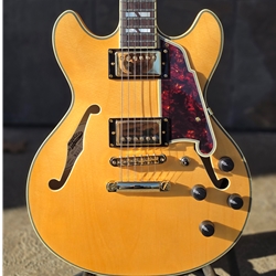 Used D'Angelico Deluxe Mini DC Semi-hollowbody Electric Guitar - Satin Honey