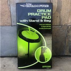 DrumFire DFP5500 Drum Practice Pad w/ Stand & Bag