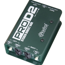 Radial Pro D2 Stereo Passive Direct Box