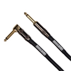 Mogami Platinum Super Premium Guitar/Instrument Cable, 20 Ft, Straight to Right Angle Ends